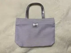 MK ストライプ ミニトートバッグ