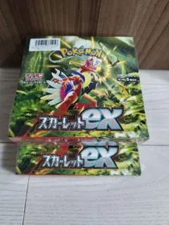 ポケモンカード　スカーレットex ボックス　シュリンク付き　未開封　2BOX