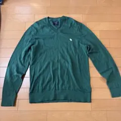 Abercrombie & Fitch グリーン Vネック セーター S