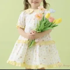 新品♡ 想馬まゆ×coeur a coeurイースター　ワンピース100