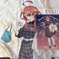 五等分の花嫁 五月グッズ 缶バッジ クリアポスター 特大タペストリーの3点セット