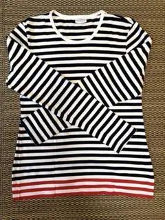 お値下げ●marimekko ●フィンランド製●マリメッコ 長袖 ボーダーのサムネイル