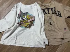 トムアンドジェリー　くま　ロンT 110cm 2枚セット