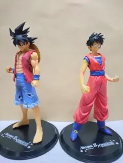 ドラゴンボールZ×ワンピース DX組立式フィギュア　Σ(,,ºΔº,,*)