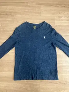 値下げ！Polo Ralph Lauren ネイビー 長袖シャツ M