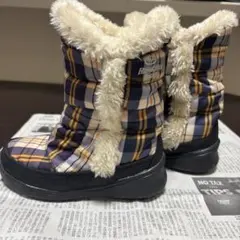 ホーキンス　スノーブーツ　チェック柄　17cm