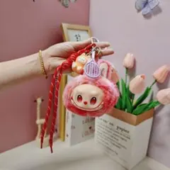 ラブブ 赤、ピンク、マスコットドール/新品未使用