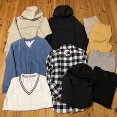 ユニクロ　パーカー　トレーナー　カーディガン　他　Sサイズ　10点セット