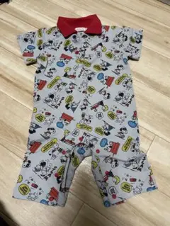 PEANUTS SNOOPY スヌーピー ロンパース 80