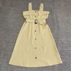 アズノウアズピンキー　ジャンパースカート　ワンピース　トレンチコート風