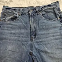 中古品★GU　ライトブルー　デニム 　ジーンズ　パンツ　M　ストレッチなし