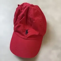 ポロ・ラルフ・ローレン 赤 キャップ