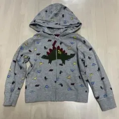 恐竜フードパーカー　cartbr's 90cm グレー