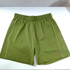プーマ DRYCELL ハーフパンツ L カーキ色 新品 刺繍入
