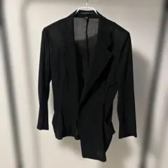 Y's ブラック テーラードジャケット