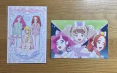 アイカツ　マルイ　ポストカード　エンジェリーシュガー　いちご　まどか　ノエル