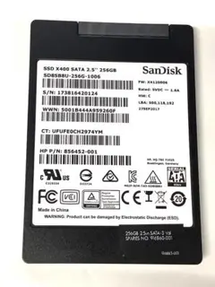 ③-WA264-SanDisk SATA 256GB SSD 2.5 1点