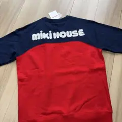 S*A様 タグ付き　ミキハウス　バックロゴ トレーナー　大人用　Sサイズ　レトロ