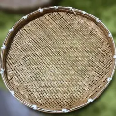 骨董 すす竹編み 角ざる - メルカリ