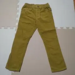 コーデュロイ ロングパンツ マスタード