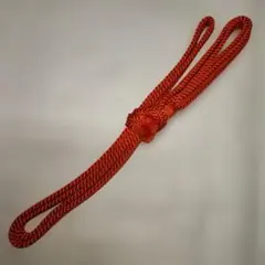 高麗組紐手編み帯締め正絹 オレンジ