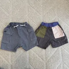 ハーフパンツ2点セット 90