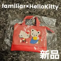 familiar Hello Kitty ミニデニムバッグ レッド - メルカリ