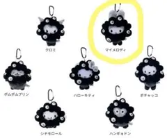 ミャクミャク　なりきりぬいぐるみ（BC）ブラックカラビナ付き　マイメロ　サンリオ