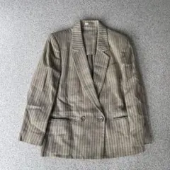 BURBERRY ダブルブレスト テーラードジャケット ヘリンボーン柄のサムネイル
