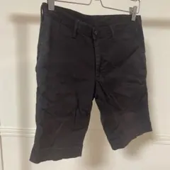 黒 ショートパンツ バックポケット付きのサムネイル