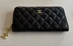 CHANEL ブラック キルティング 長財布 ノベルティ