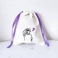 Aぇ!group 小島健　ちびぬい　刺繍巾着袋