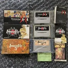 ロマンシングサガ　３本セット　箱説明書付属　スーパーファミコン