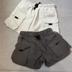 ZARA カーゴポケット付きショートパンツ 9-12ヶ月　80cm 年子 双子