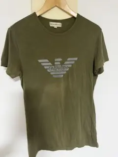 EMPORIO ARMANI ロゴプリント Tシャツ オリーブのサムネイル
