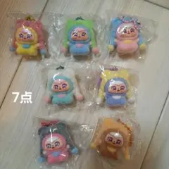 新品　ベイビースリー　着ぐるみくま　キーホルダー７点