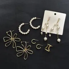 ピアス 指輪 リング 5点まとめ売り お得なセット【新品】