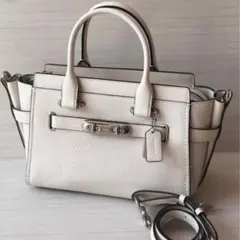 Coachスワッガー27キャリーオール2wayサッチェルバッグ