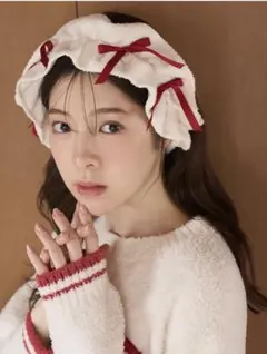 【本日限定値下げ】SNIDEL HOME フリルリボンニット ヘアバンドのサムネイル
