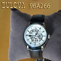 【美品/ガラスコーティング済】ブローバ 97A138 自動巻き スケルトン 美品/ガラスコーティング済】ブローバ 97A138 自動巻き スケルトン
