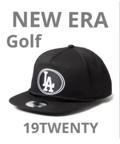 NEW ERA ニューエラ 19TWENTY ゴルフキャップ　ドジャース　黒