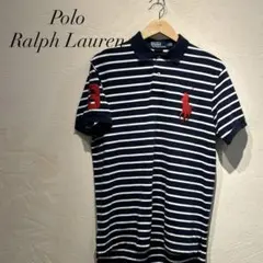 Polo by Ralph Lauren ポロシャツ ビッグポニー　刺繍　L