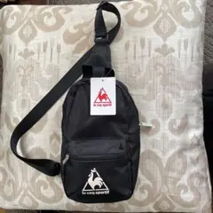 le coq sportif ブラックショルダーバッグ