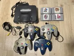NINTENDO64 本体 コントローラー4台 スマブラ込ソフト4本 再値下げ