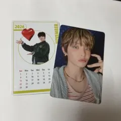 TREASURE ジフン とれラッキーカード カレンダー 2026 FC トレカ