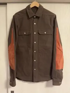 Rick Owens 19AW OUTERSHIRT ブラウン 46のサムネイル