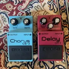 BOSS CE-2 Chorus　DM-2 Delay コーラス　ディレイセットのサムネイル