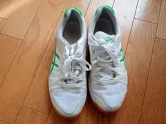 ASICS スポーツシューズ tsy102 ホワイト/グリーン 25cm