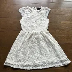 ガールズワンピース120〜130半袖レース