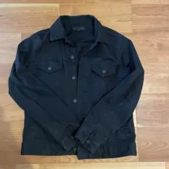 ユニクロ　ブラックデニム　L